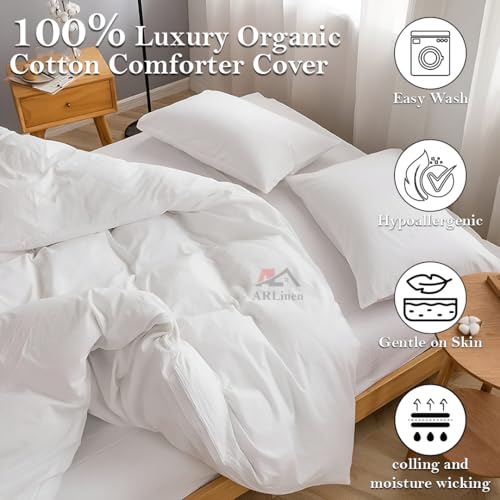 100% Cotton Western King Duvet Cover 120x120 Inches - Ultra Soft with Zipper Closure