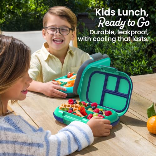 Bentgo Chill Kids 4-Compartment Bento Box with Built-In Ice Pack