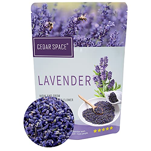Culinary Grade Dried Lavender Flowers for Baking, Tea, and DIY Sachets