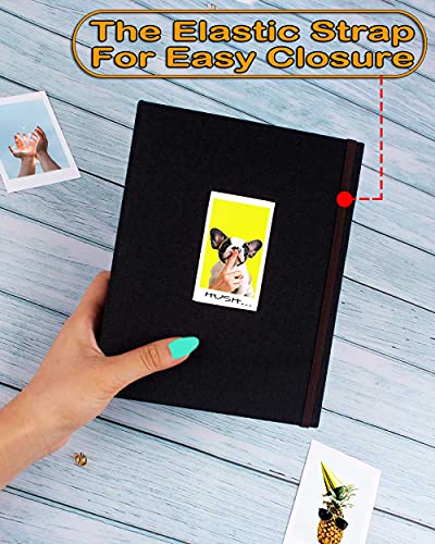 2x3 Mini Photo Album for Instant Film - 208 Vertical Pocket Storage Book