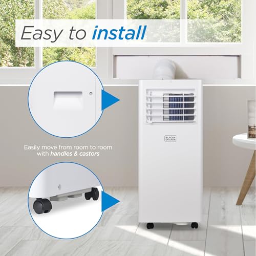 Portable Air Conditioner 8500 BTU 3-in-1 AC Fan and Dehumidifier for Rooms