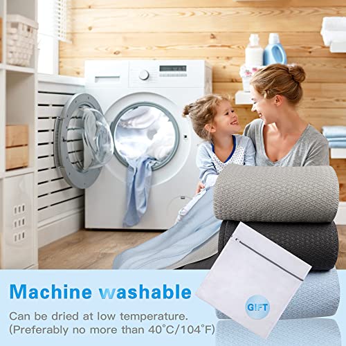Cooling Blanket 79"x91" - 100% Rayon from Bamboo, Soft & Breathable