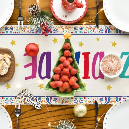 Artoid Mode Epiphany Day Table Runner 13x72 Inches Beige Holiday Decor