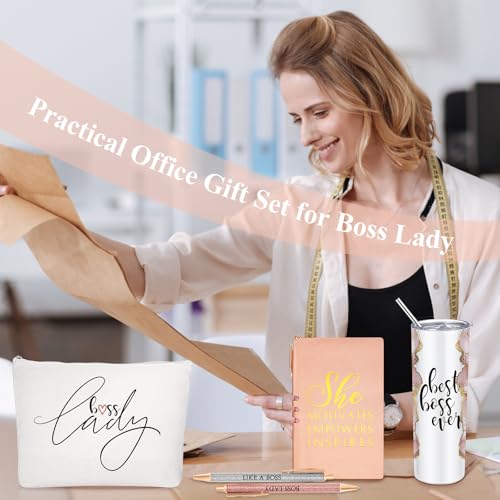 Domensi 6 Pcs Boss Day Gifts for Women – Classic / Pink