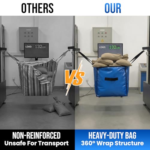Extra Large Moving Bags with Zippers and Handles 93L Heavy Duty Totes
