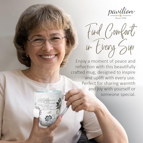 Pavilion Gift Mark My Words Serenity Mug 20oz - Inspirational Coffee Cup