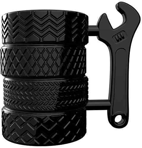 Car Tire Mug - Car Lover Gift for Mechanics & Enthusiasts