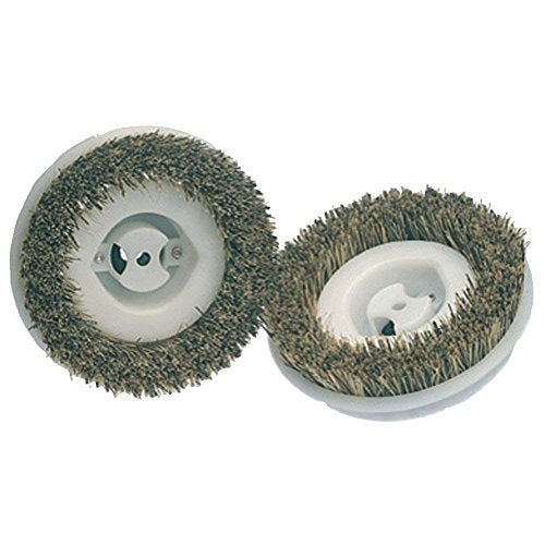 Floor Scrubbing Brushes with Tampico and Cocoa Bristles, 9x6 Inch Set