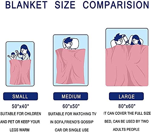 Cute Cow Blanket Soft Cozy Flannel Cow Throw Blankets Kids Adults for Bedding Bedroom Living Rooms Sofa Full Season Gifts 50"x40"