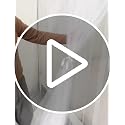 4 Corner Post Bed Canopy Curtain - Double Layer Queen Mosquito Net (White)