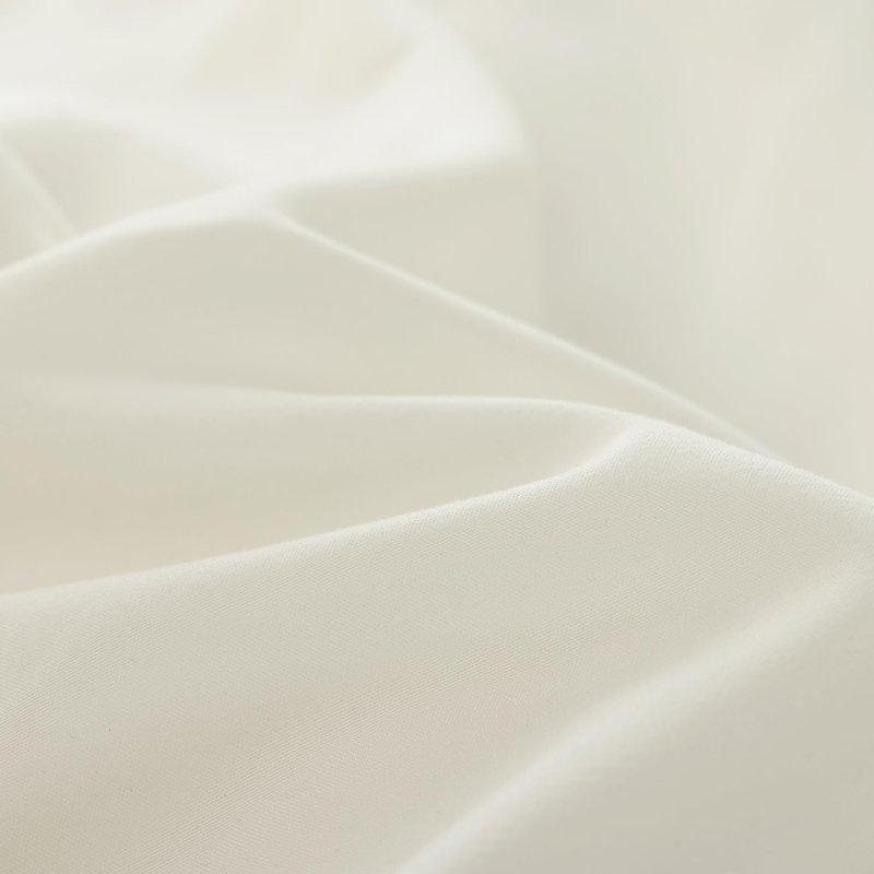 JANZAA Creamy White Comforter Set Queen – Soft Microfiber, Lightweight All Season Bedding, Ruffle Shabby Chic Aesthetic, Breathable Cozy Bed Set with 2 Pillow Shams, Machine Washable