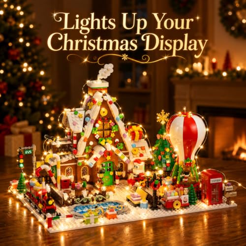 Gingerbread House Christmas Village Building Set Advent Calendar (1750+ Pcs)