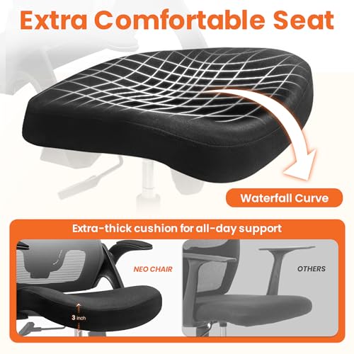 Ergonomic High Back Mesh Office Desk Chair with Adjustable Lumbar Support