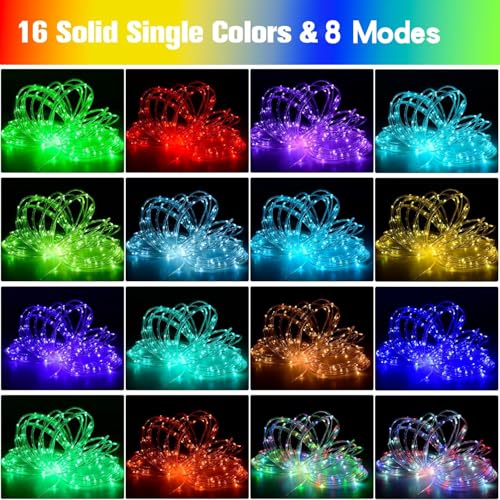 10ft Multicolor LED Stroller Light for Night Walking, Waterproof RGB Rope