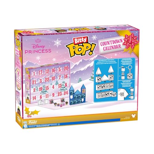 24-Day Princess Mini Collectible Figure Advent Calendar Countdown Set