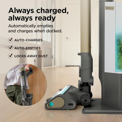 Shark PowerDetect Pet Plus Cordless Stick Vacuum - Gray & Gold | Auto-Empty & Smart Tech
