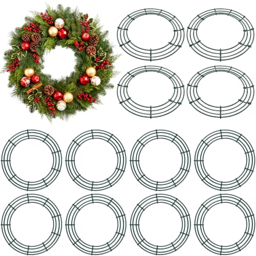 Round 20-Inch Metal Wreath Frame - 12 Pack for DIY Decor & Crafting