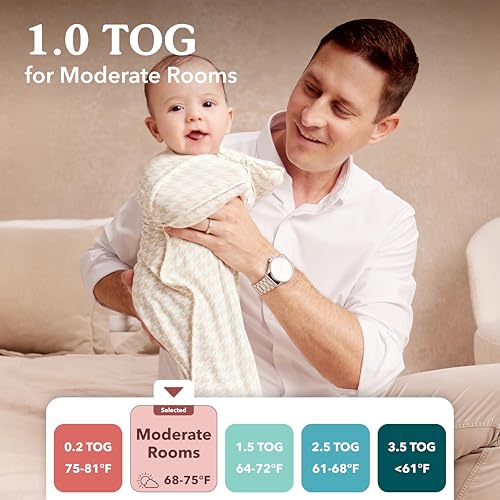 Love to Dream Swaddle Up 2-in-1 Transition Bag, 1.0 TOG Sleep Sack - Gray