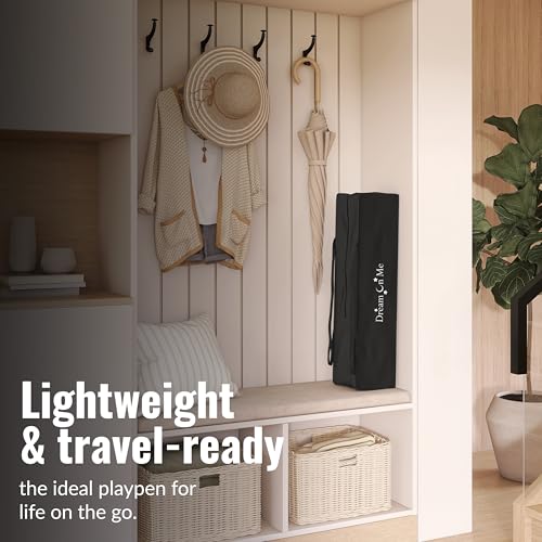 Portable Baby Playard Lightweight Foldable Playpen with Carry Bag
