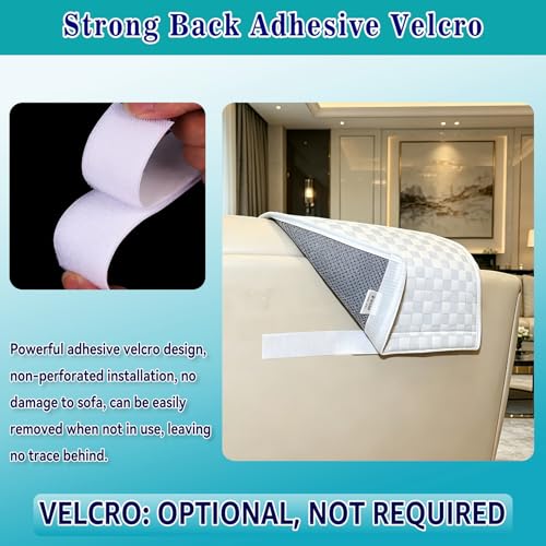 Cooling Headrest Cover for Recliners & Sofas - Non-Slip, Washable