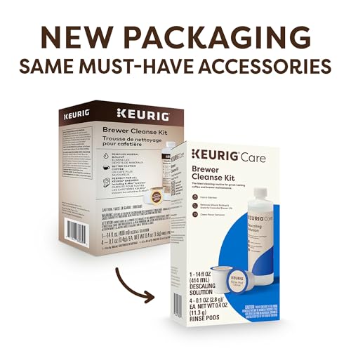 Coffee Maker Cleanse & Descaling Kit with Solution & Rinse Pods, 5 Pack