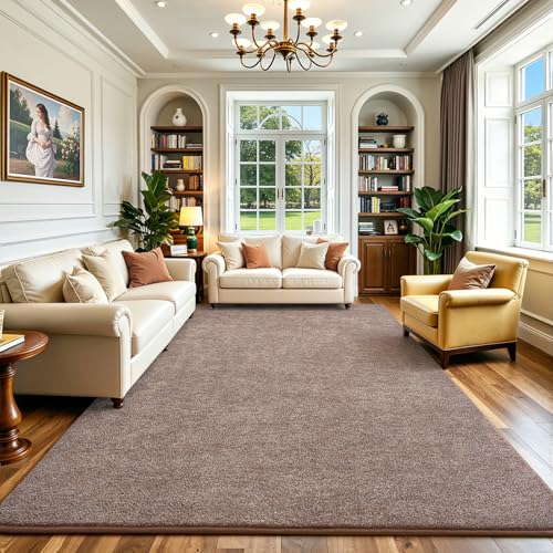 4x6 Memory Foam Area Rug, Soft Washable Non-Slip Bedroom & Living Room Carpet