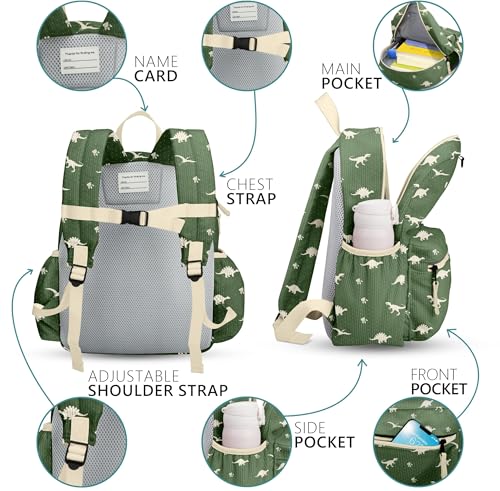 Corduroy Toddler Backpack for Preschool Boys and Girls