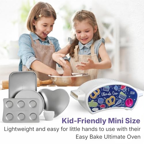 Kids Mini Baking Pan Set with 75 Liners Nonstick Aluminum Accessories