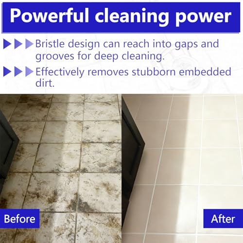 10.5-inch Heavy-Duty Floor Scrub Brush for Tile and Resilient Surfaces