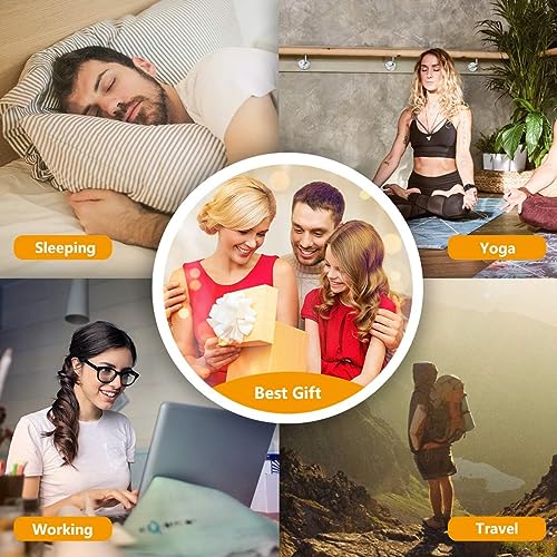White Noise Sound Machine with 25 Soothing Sounds, Night Light & Timer