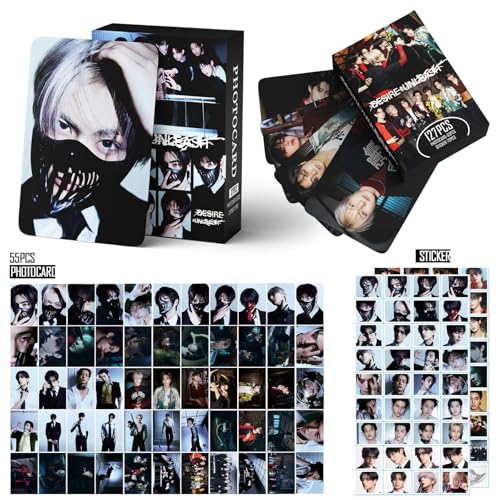 127-Piece Photocard and Sticker Set - Lomo Card Collection for Fans