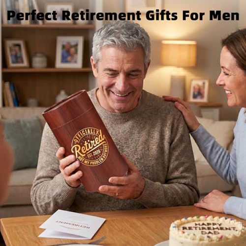 Funny 2026 Retirement Beer Glass with Bottle Opener - 20 Oz Gift for Men