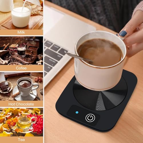 Electric Coffee Mug Warmer 131℉ with Aluminum Panel, Suitable for Most Cups
