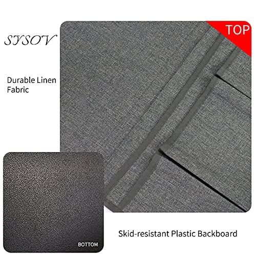 Bedside Caddy Storage Organizer for Bed, Sofa, and Dorm - Dark Grey
