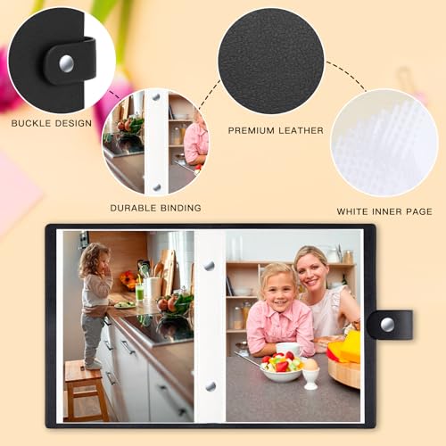 Small Photo Album 4x6 Set - 2 Pack Portable Mini Photo Book, 104 Photos