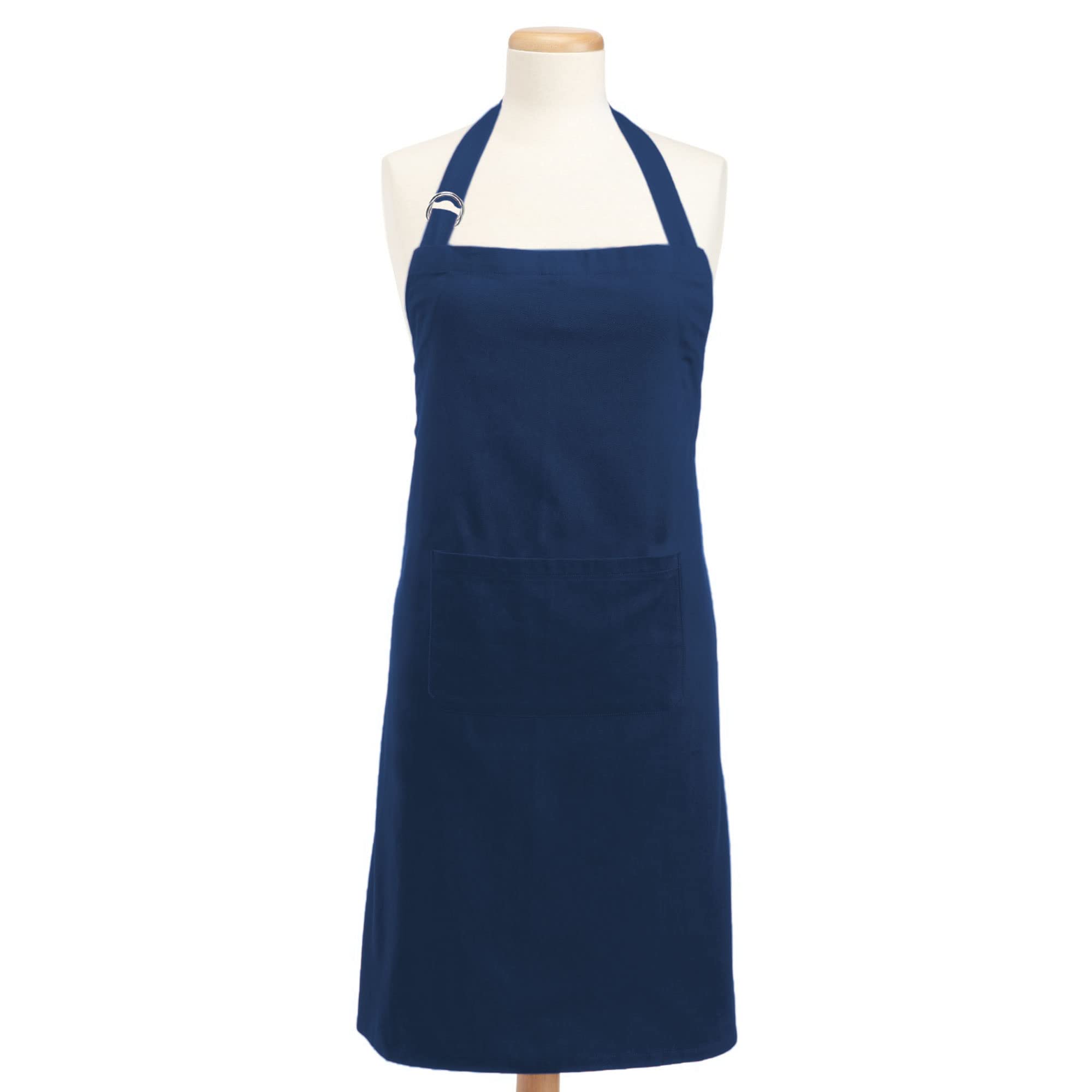 DII Everyday Basic Kitchen Collection, Chef Apron, Nautical Blue