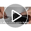 Heavy-Duty Metal Recliner Release Handle with 4.9-inch Exposed Cable