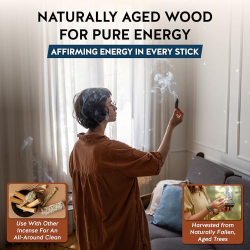 Palo Santo Incense Sticks for Spiritual Cleansing & Meditation - 6 Pack