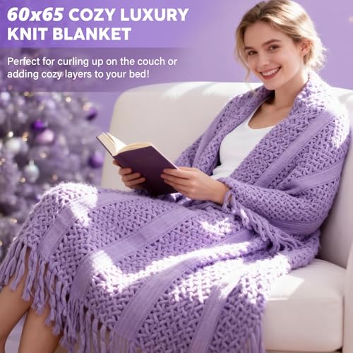 Purple Self-Care Gift Set for Women - Christmas, Birthday, Get Well Soon