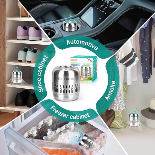 Reusable Stainless Steel Refrigerator Deodorizer & Odor Eliminator