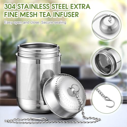 Green 24oz Ceramic Tea Mug with Infuser, Lid & Spoon – Large Coffee Cup for Tea Lovers