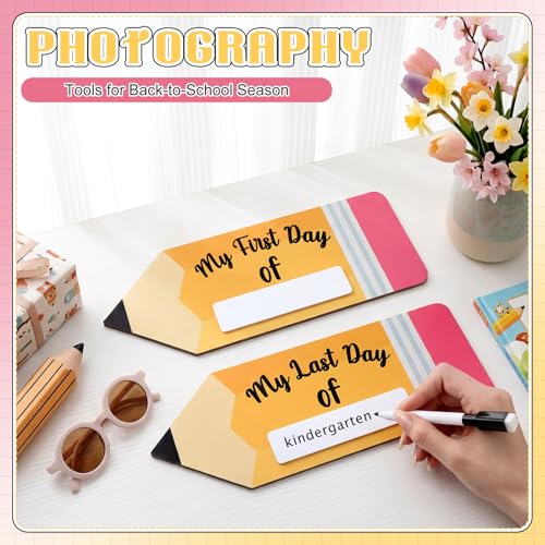 5 Pcs First and Last Day of School Photo Booth Props Set