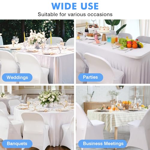 36 Pcs Spandex Folding Chair Covers - Washable & Stretch Fit