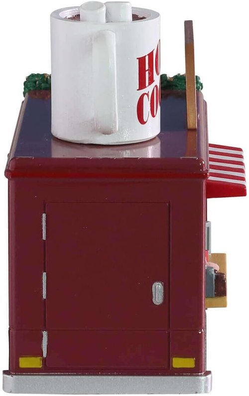 Lemax 93442 Christmas Village - Johnnie's Hot Chocolate Scene | Colorful Holiday Decor