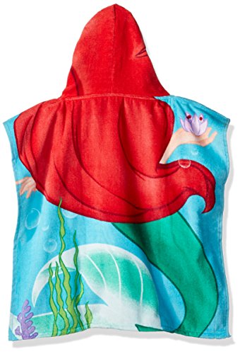 Disney Little Mermaid Ariel Kids 100% Cotton Hooded Bath & Beach Towel