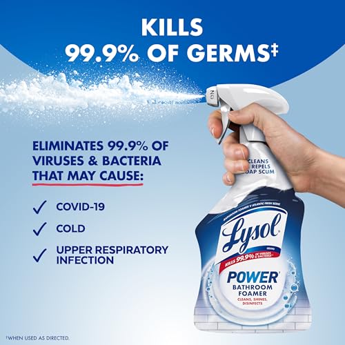 Lysol Power Foaming Bathroom Cleaner & Disinfectant Spray 32 oz - Pack of 1