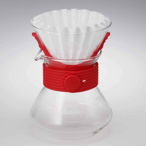 Kalita Wave Style UP Set, Size 185, 500ml Server, Red