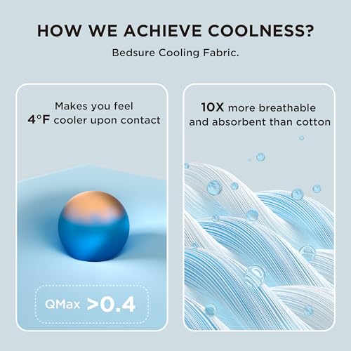 Cooling Blanket for Hot Sleepers - Queen Size, Light Green, 90"x90"