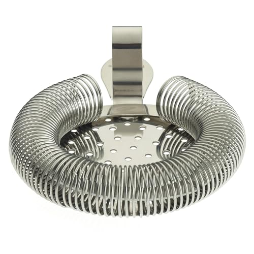 Barfly Throwing Strainer - Stainless Steel Cocktail Barware Tool with Innovative Handle