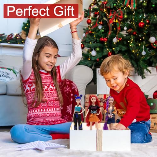 HIDLY 2025 Korean Idol Dolls Set with Trendy Outfits - 3PCS Gift for Kids
